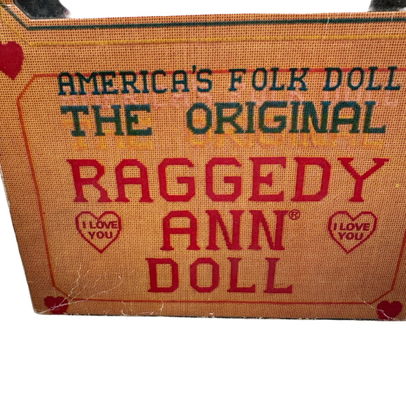 Vintage Knickerbocker Original Raggedy Ann Doll 15" Folk Girl Mint Doll with Box - Picture 8 of 12